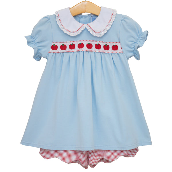 Apple Ribbon Short Set