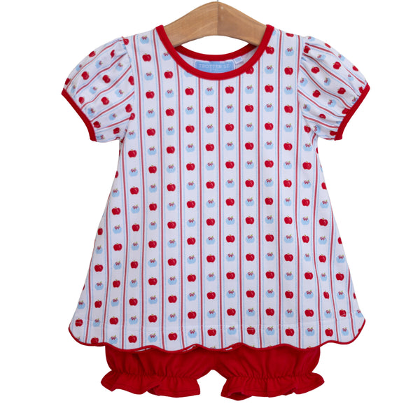 Apple Print Bloomer Set