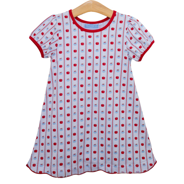 Apple Print Dress