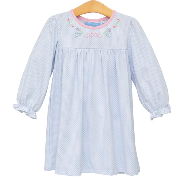 Floral Embroidery Dress