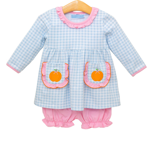 Pumpkin LS Bloomer Set
