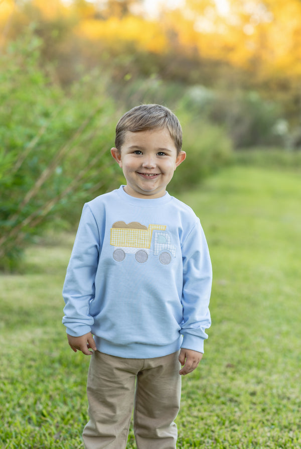 French Terry Pullover- Dump Truck