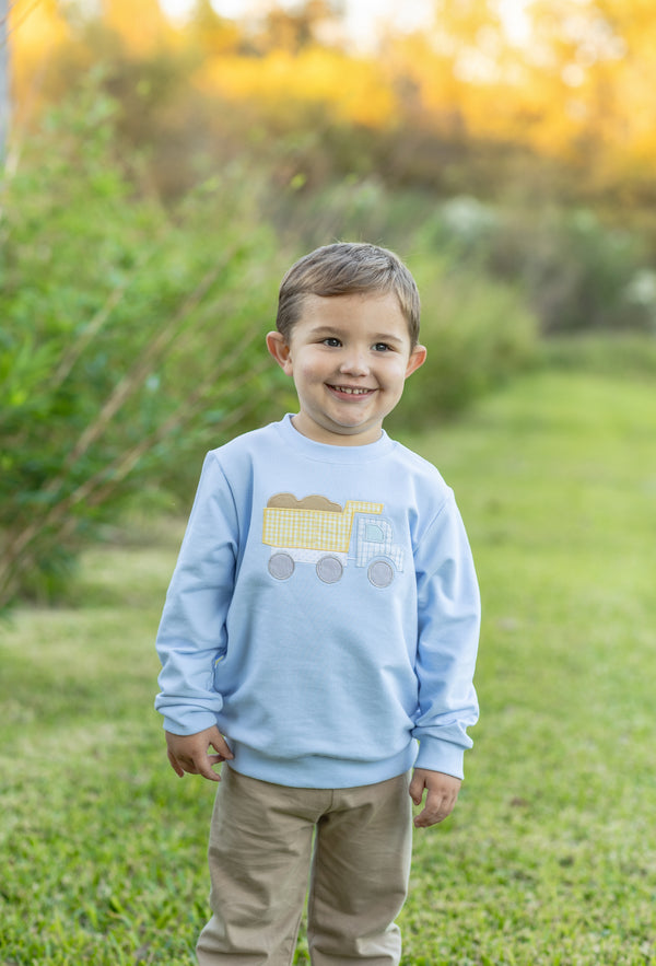 French Terry Pullover- Dump Truck