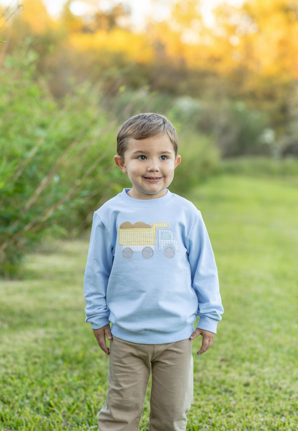 French Terry Pullover- Dump Truck