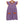 Lucy Game Day Dress- Purple Stripe/Orange