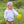 Katherine Bubble- Light Blue Stripe/Pink