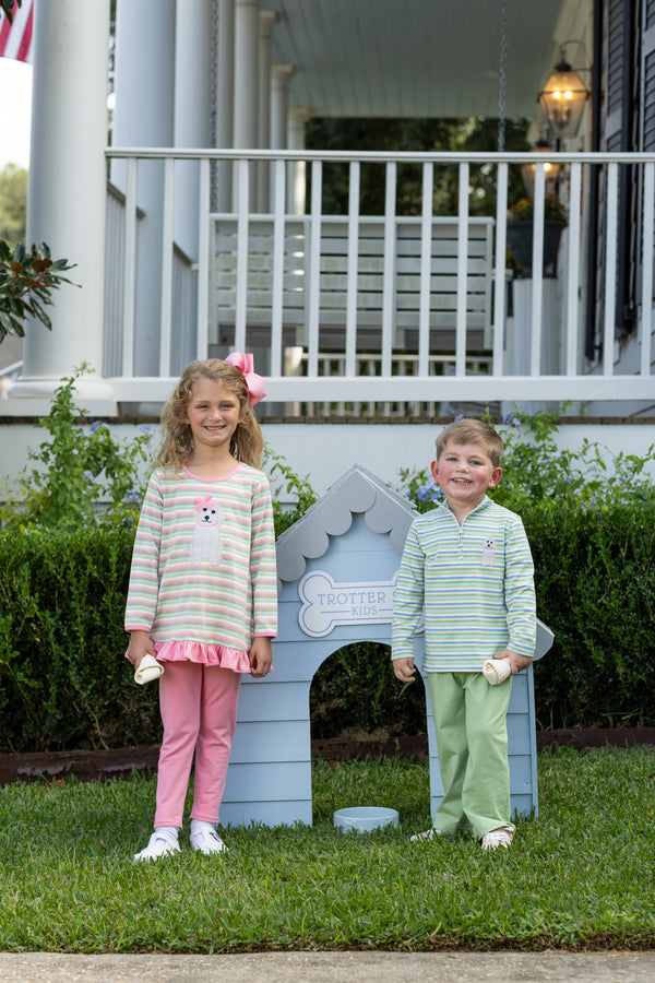 Puppy Ruffle Pant Set