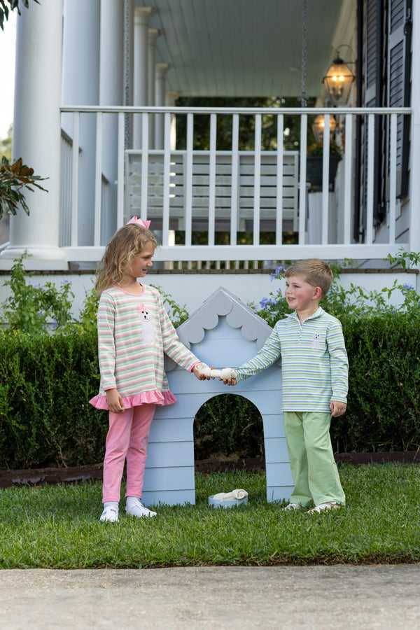 Puppy Ruffle Pant Set