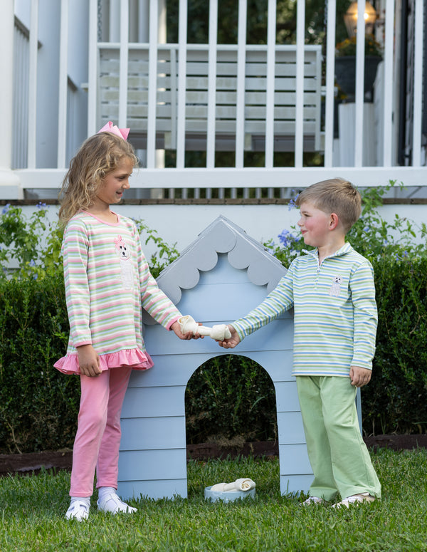 Puppy Ruffle Pant Set