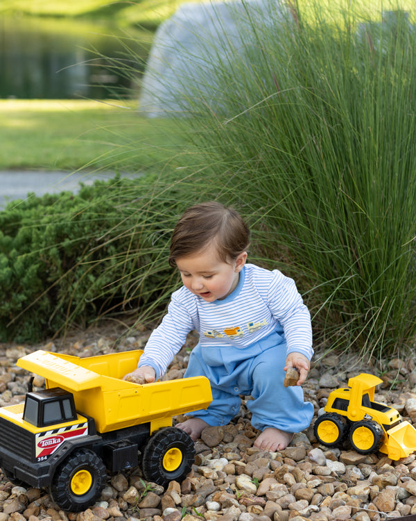 Construction Trucks Romper