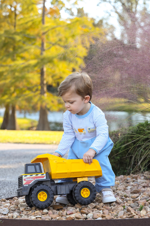 Construction Trucks Romper