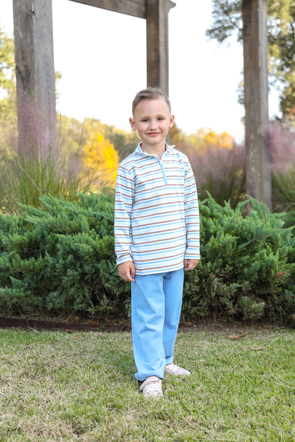 Tucker Pullover- Hamptons Stripe
