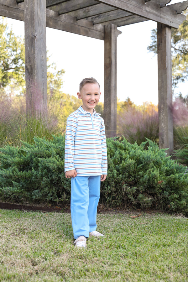 Tucker Pullover- Hamptons Stripe