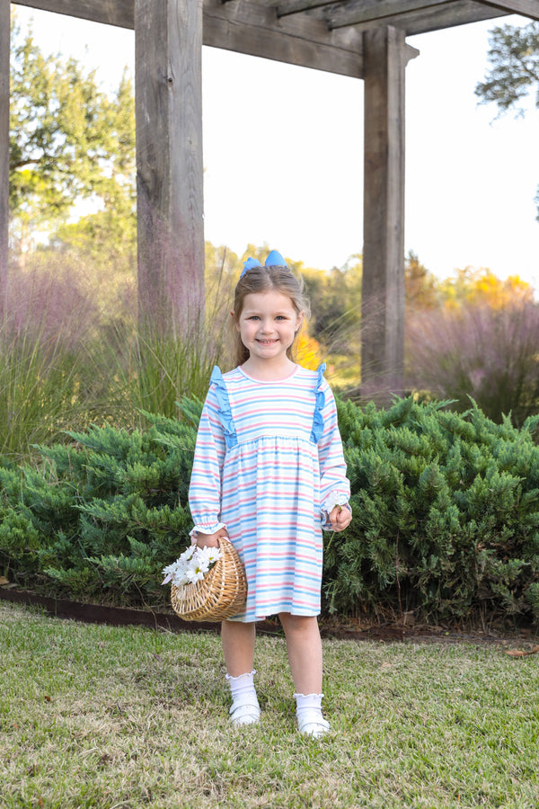 Olivia Dress- Hamptons Stripe
