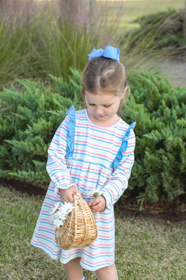 Olivia Dress- Hamptons Stripe
