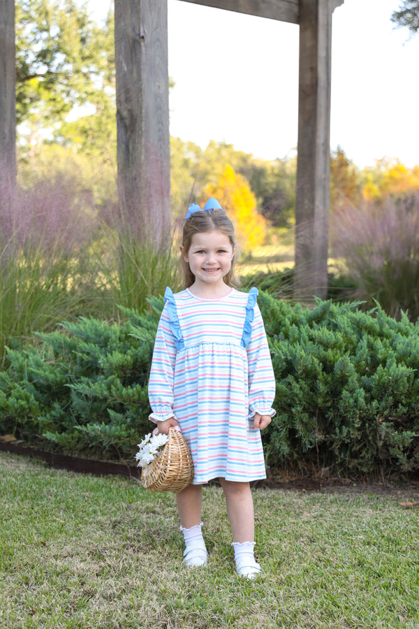 Olivia Dress- Hamptons Stripe