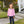Reagan Pant Set- Pink Stripe/Navy