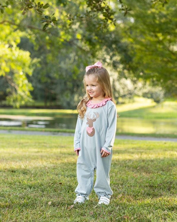 Deer Ruffle Romper