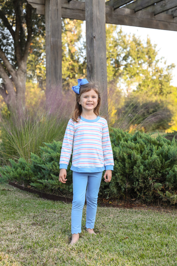 Reagan Pant Set- Hamptons Stripe