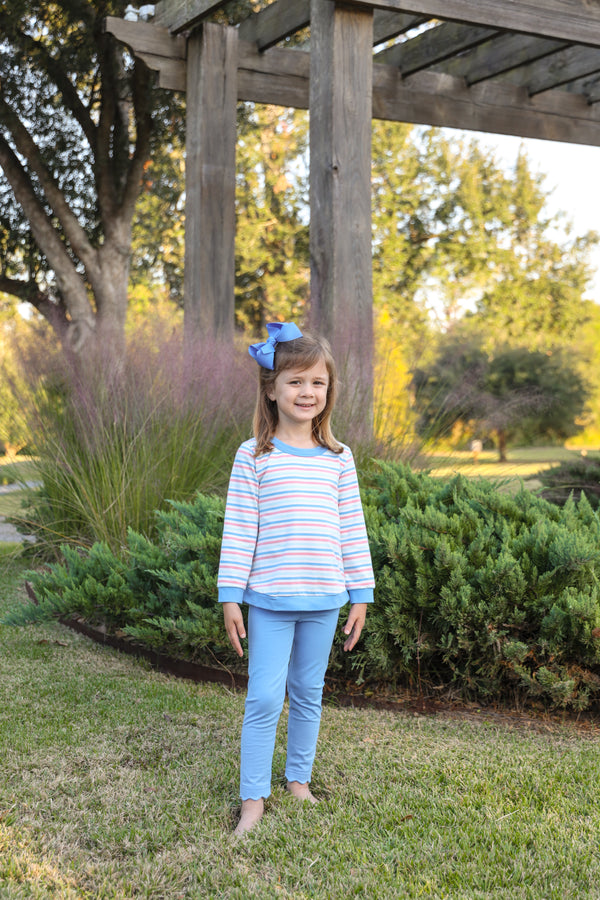 Reagan Pant Set- Hamptons Stripe