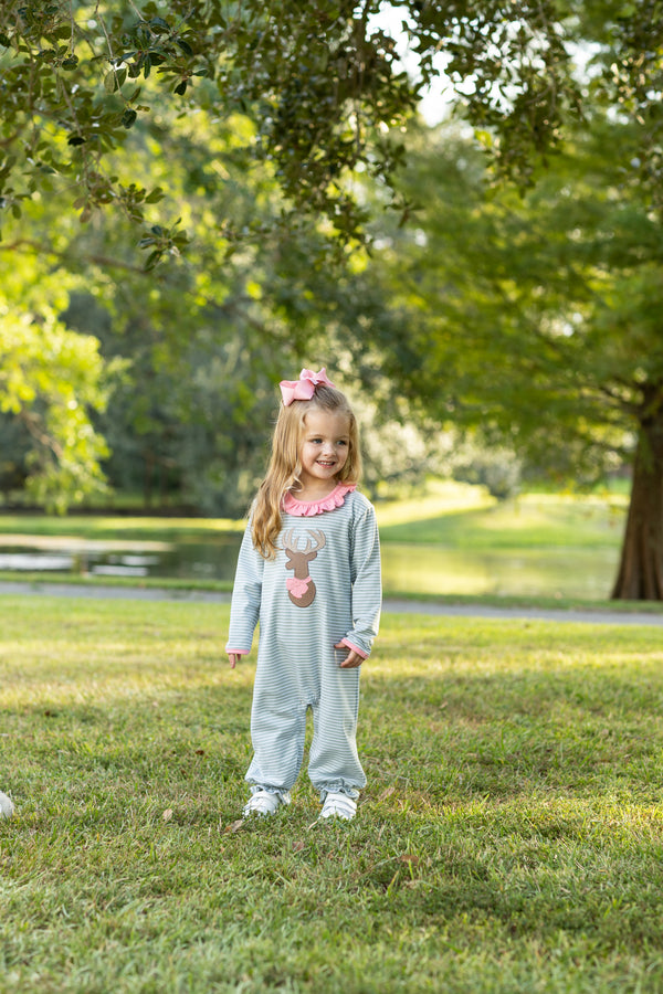 Deer Ruffle Romper
