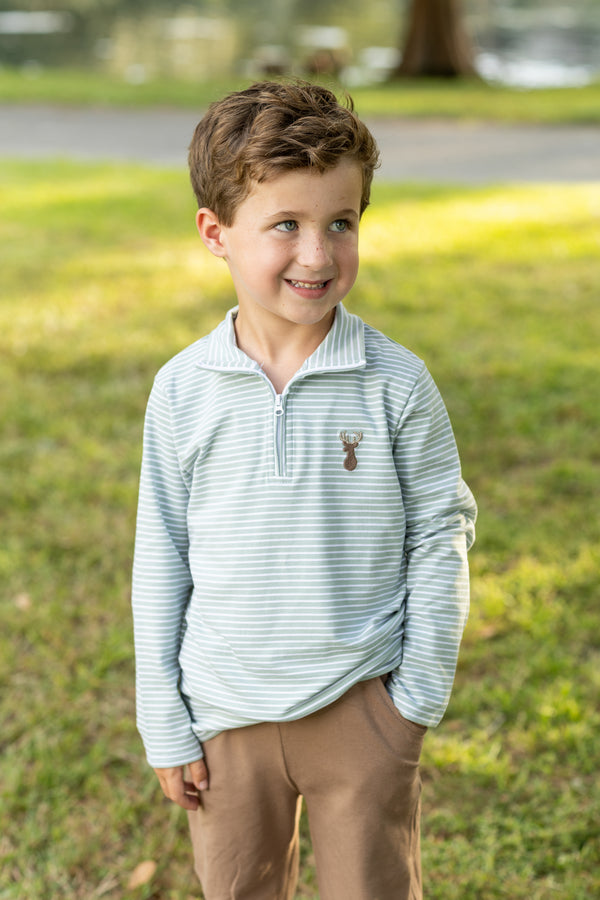 Deer 1/4 Zip Pullover