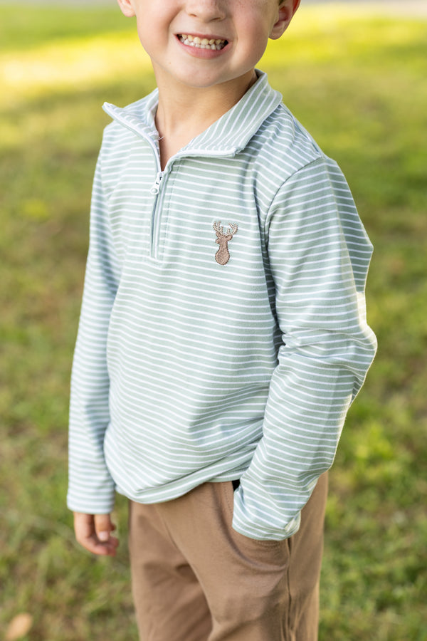 Deer 1/4 Zip Pullover