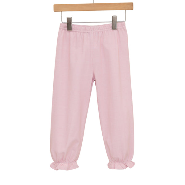 Ruffle Bloomer Pants- Light Pink Micro Gingham