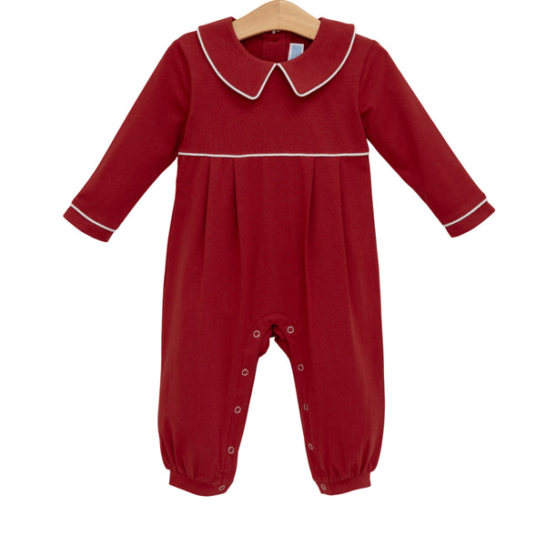 Joseph Romper- Burgundy