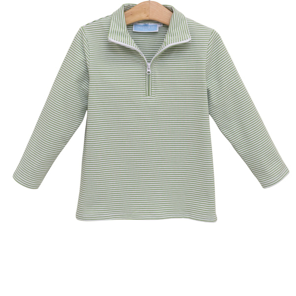 Tucker Pullover- Green Stripe