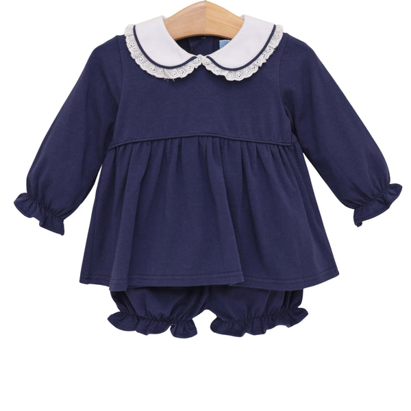 Eleanor Bloomer Set- Navy