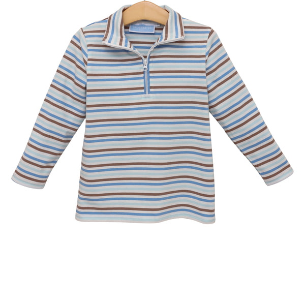 Tucker Pullover- Hamptons Stripe