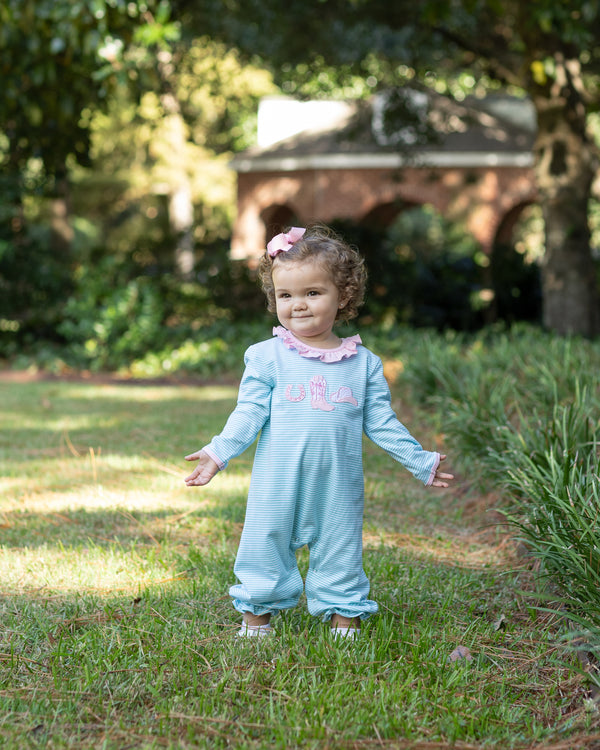 Western Ruffle Romper