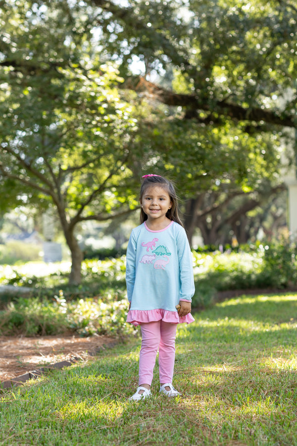 Dino Ruffle Pant Set