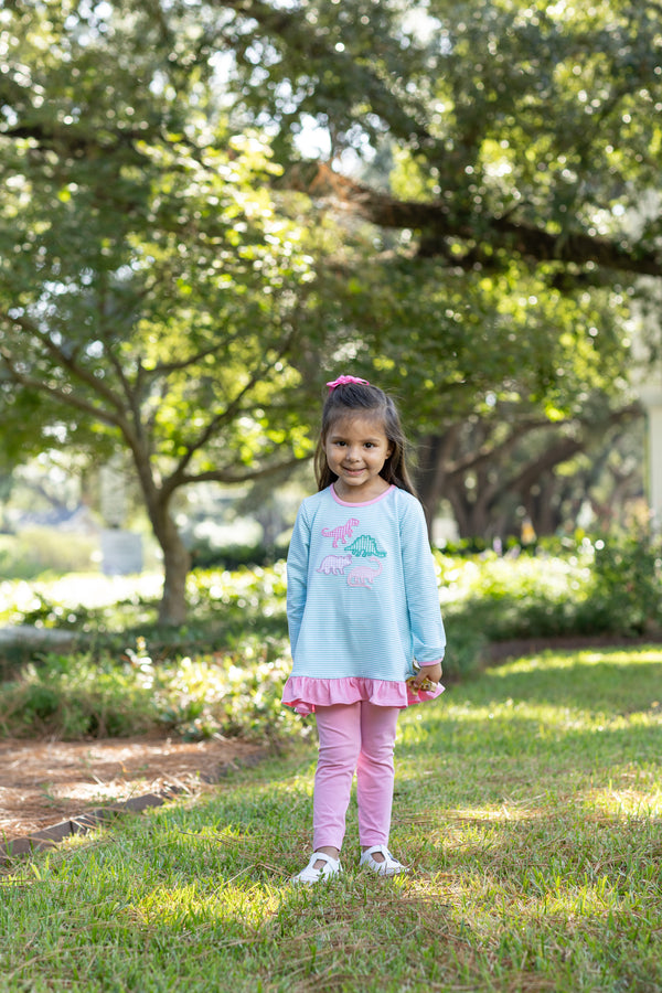 Dino Ruffle Pant Set