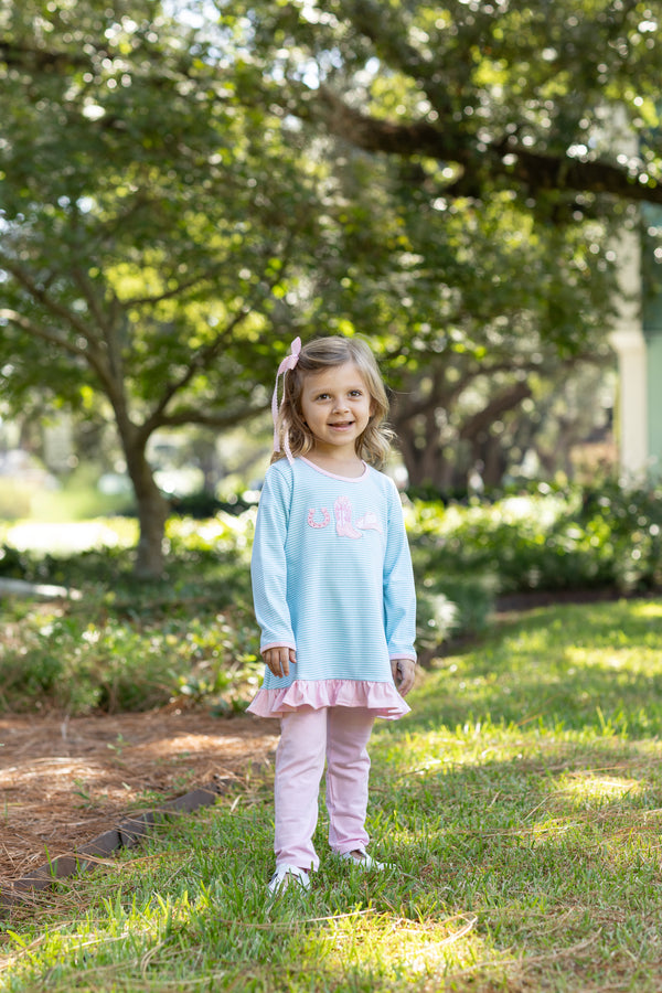 Western Ruffle Pant Set