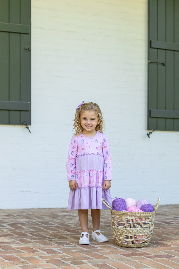 Fluffy Friends Twirl Dress