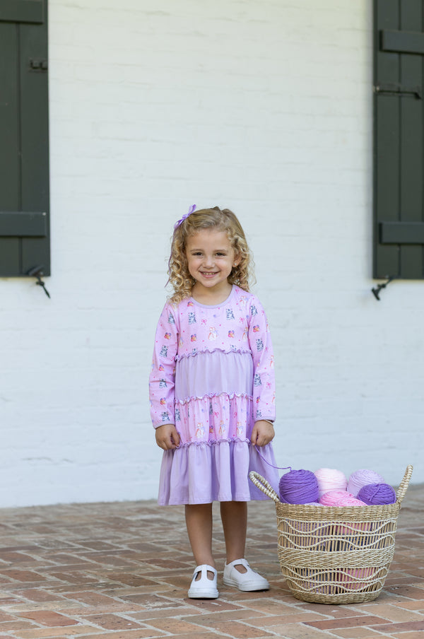 Fluffy Friends Twirl Dress