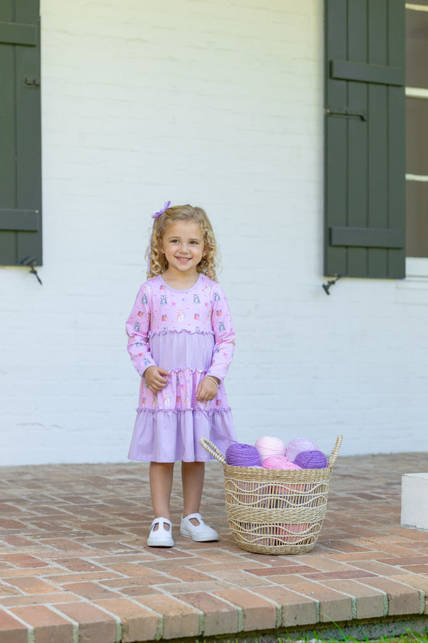 Fluffy Friends Twirl Dress