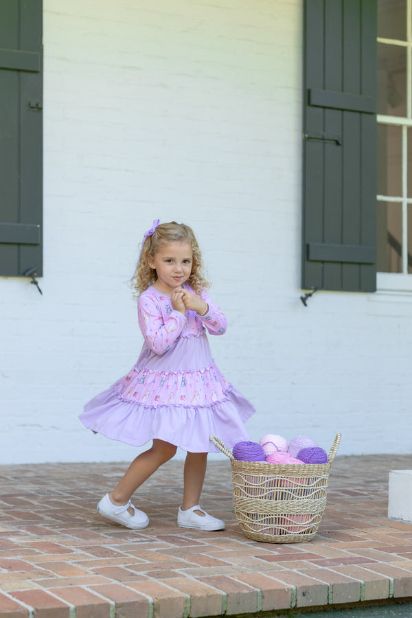 Fluffy Friends Twirl Dress
