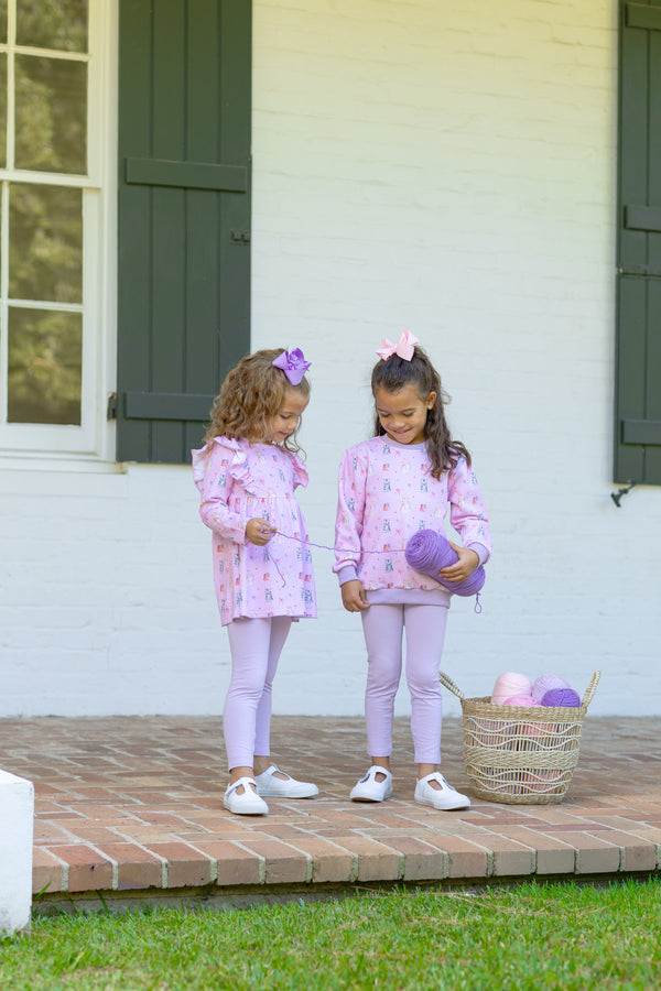 Fluffy Friends French Terry Pullover