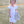 Lucy Game Day Dress- Light Blue Stripe