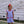 Lucy Game Day Dress- Royal Blue Stripe/Red