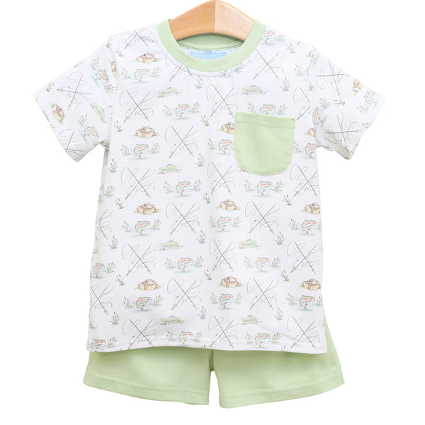 Gone Fishin' Pocket Short Set