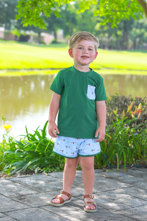 Ducks in a Row Short Set