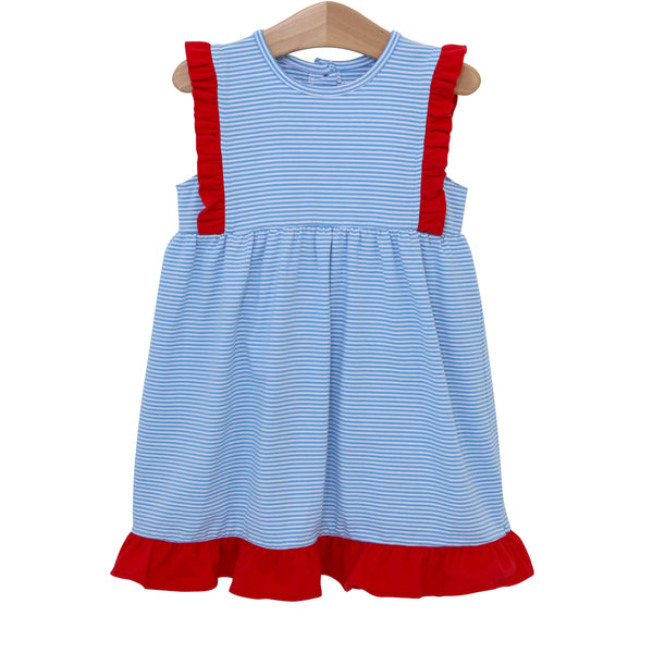 Josie Dress- Red, White, & Blue