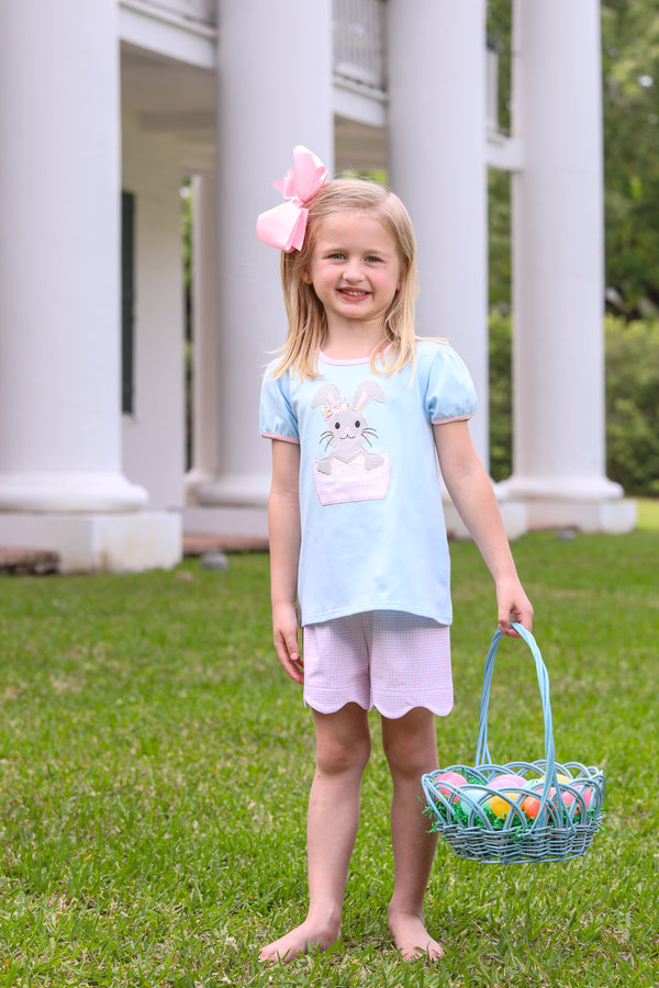 Bunny Scalloped Short Set