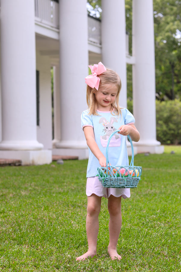 Bunny Scalloped Short Set
