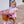 Genevieve Bubble- Light Pink Stripe/Light Blue