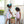Hazel Bubble- Light Pink Stripe/Aqua